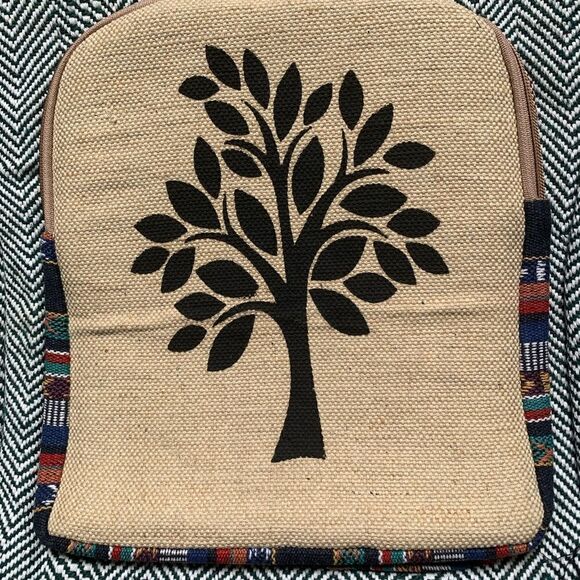 NEW! HOT ITEM!  Himalayan Hemp multi Fabric Back Pack Boho Hippie Trendy Hip - Picture 4 of 7